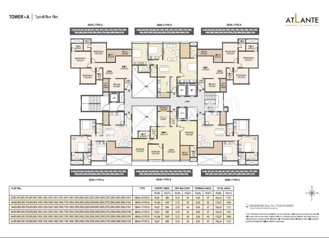 Pyramid Atlante Floor plan 3