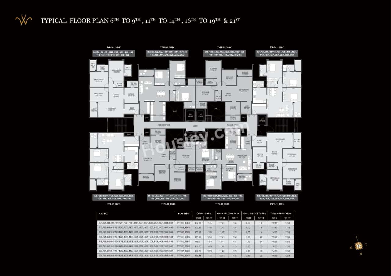 Pyramid Crown Eight Floor plan 4