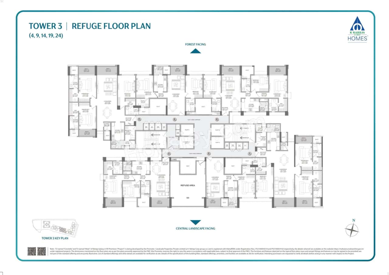 Raheja Galaxy Floor plan 5