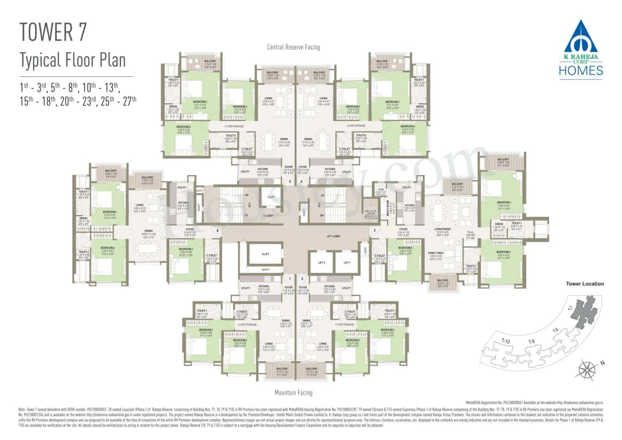 Raheja Reserve Floor Plan