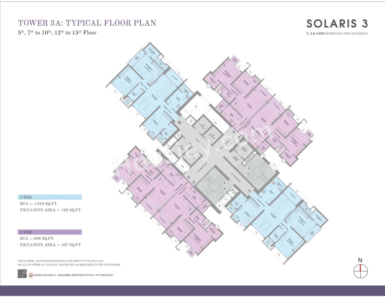 Raheja Solaris Floor plan 3