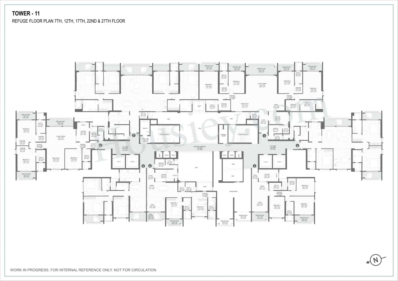 Raheja Stellar Floor plan 1