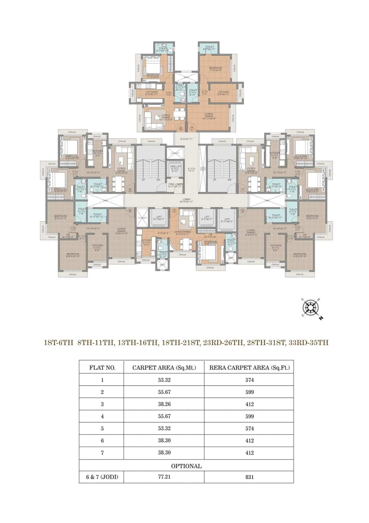 Raj Heritage 2 Floor Plan