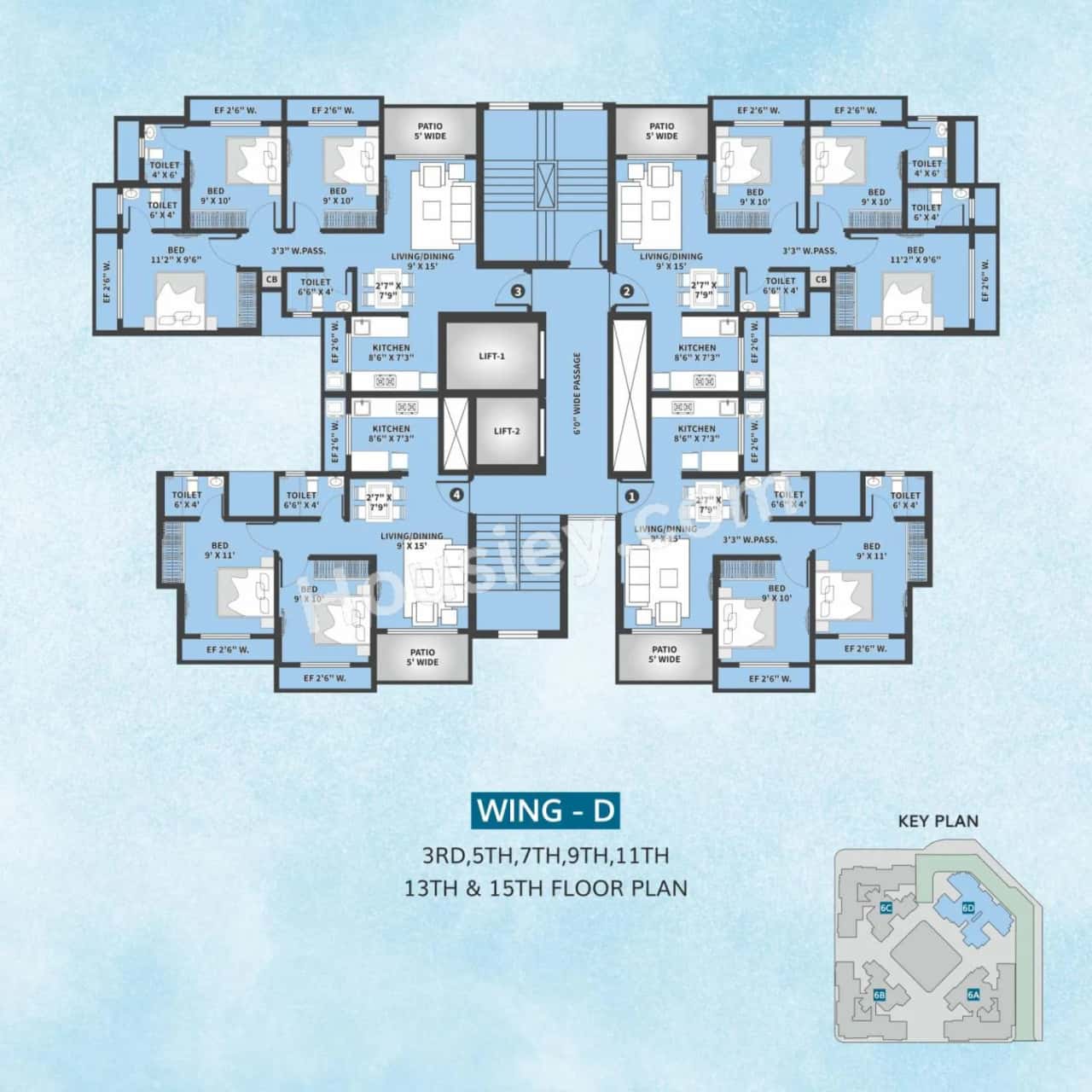 Rajhans Blossom Floor plan 3