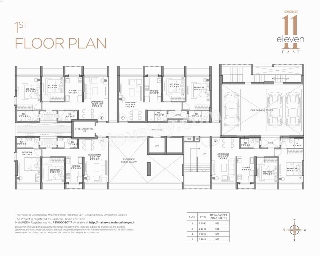 Rajshree 11 East Floor plan 1
