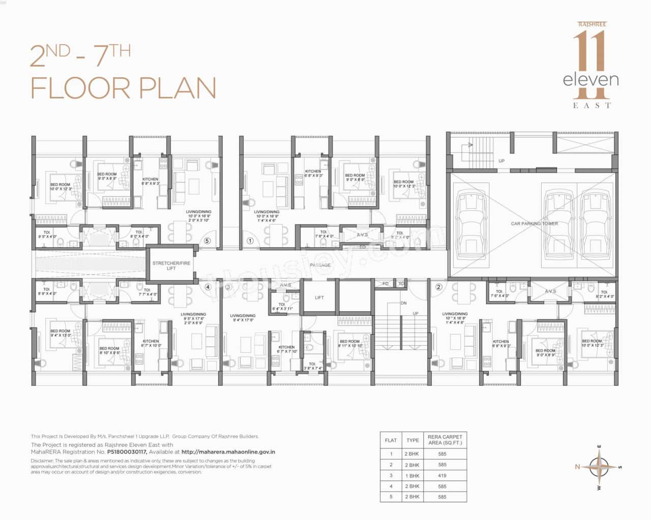 Rajshree 11 East Floor plan 2
