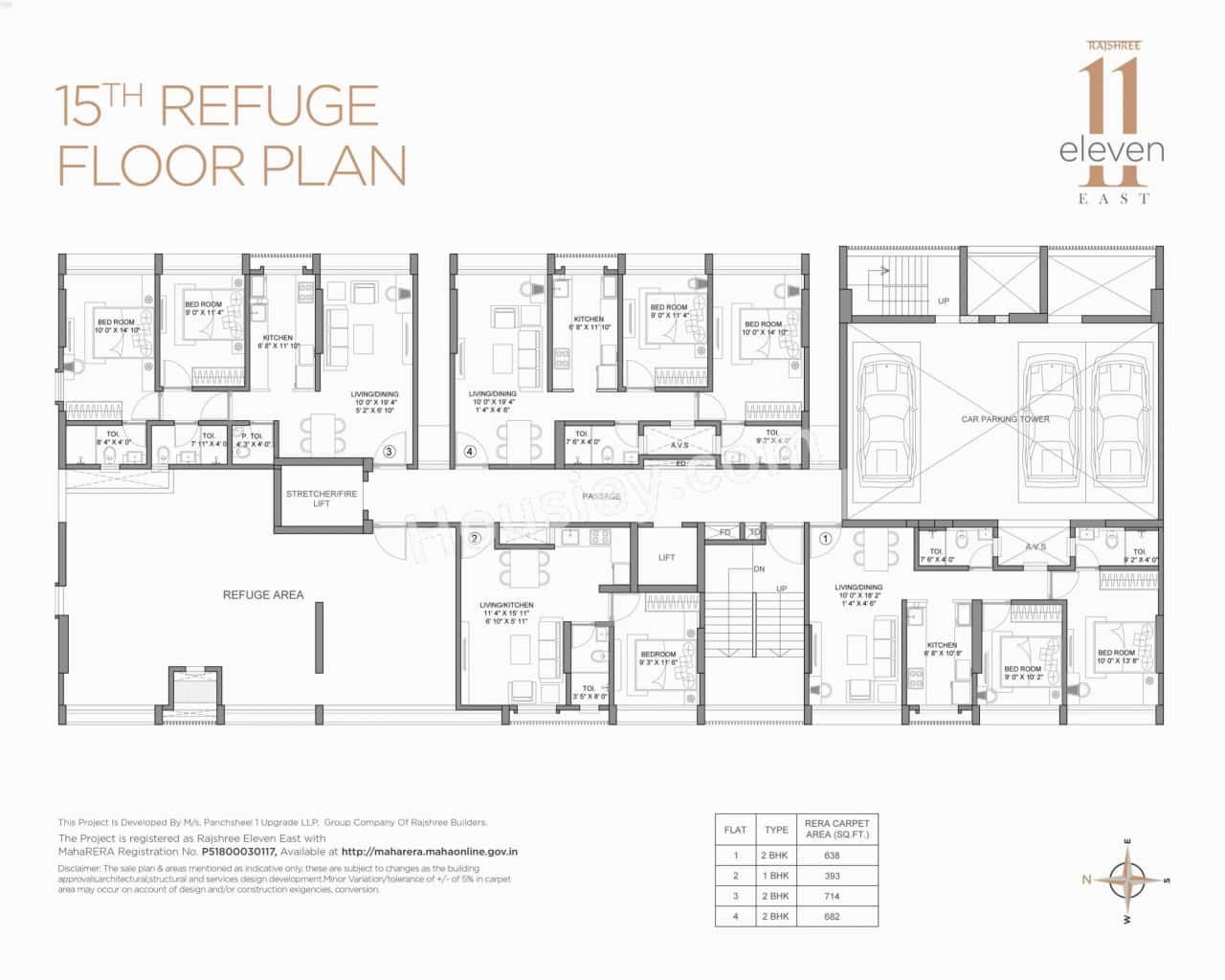 Rajshree 11 East Floor plan 5