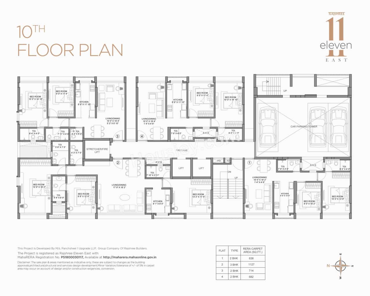 Rajshree 11 East Floor plan 8
