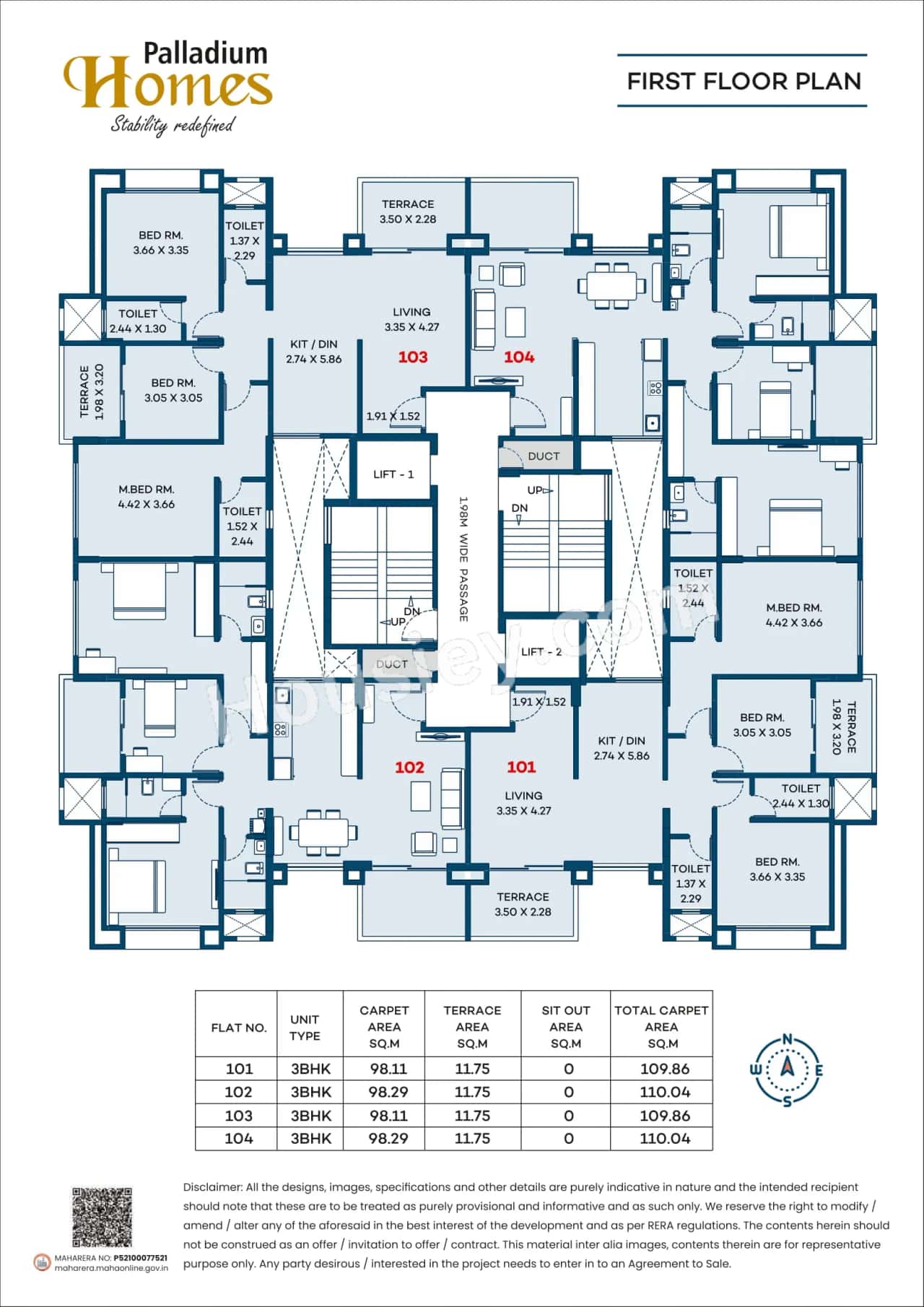 Raojee Palladium Homes Floor plan 2
