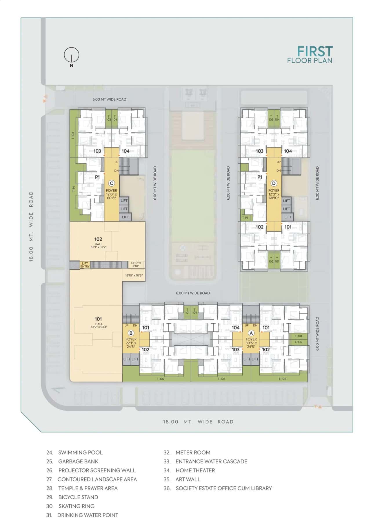 Ratna Turquoise Greenz Floor plan 1