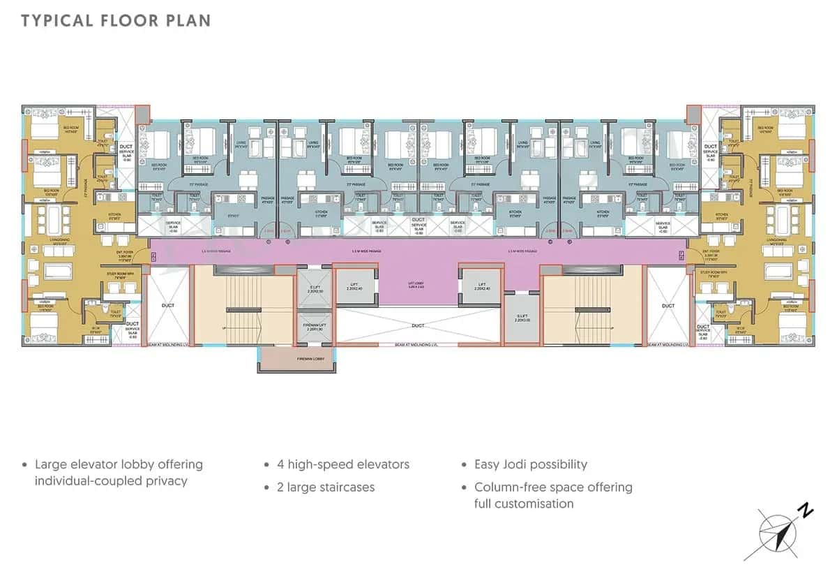Raunak Centrum Floor plan 1
