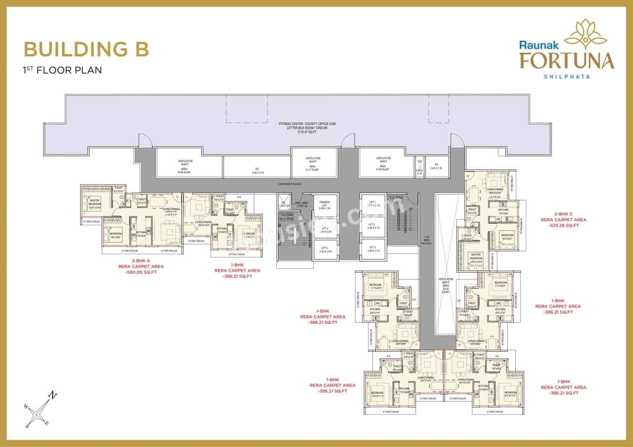 Raunak Fortuna Floor plan 2