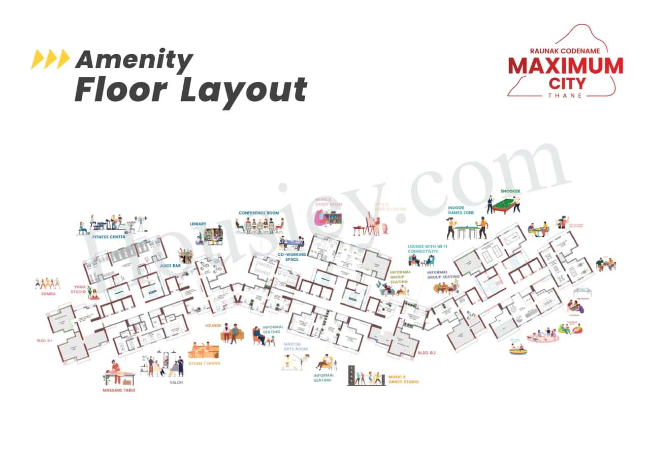 Raunak Maximum City Floor plan 2