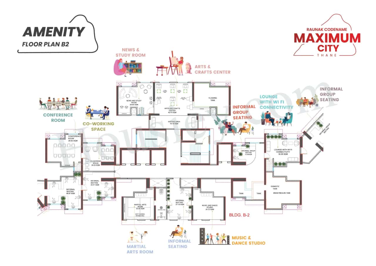Raunak Maximum City Floor plan 3