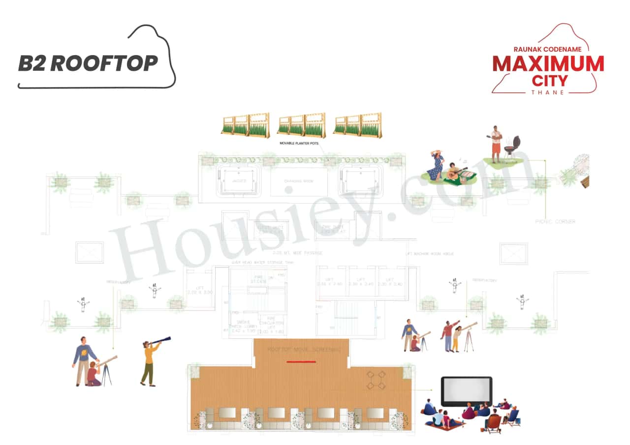 Raunak Maximum City Floor plan 5