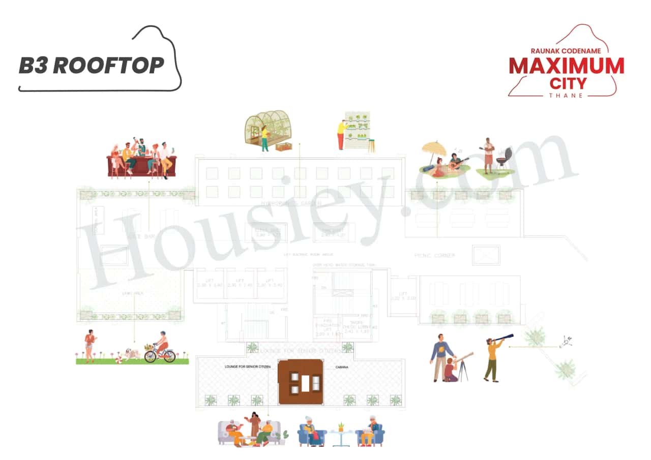 Raunak Maximum City Floor plan 9