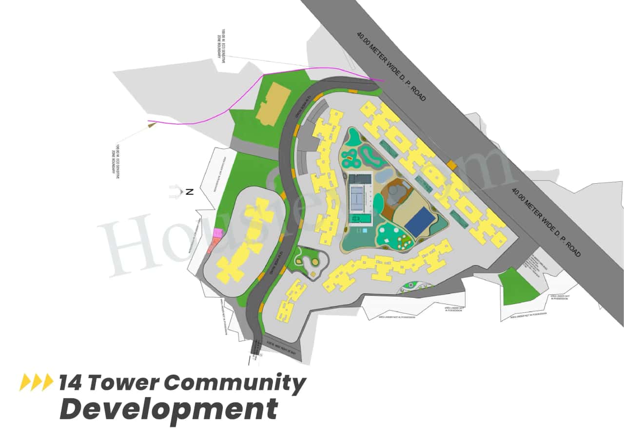 Raunak Maximum City Floor plan 1