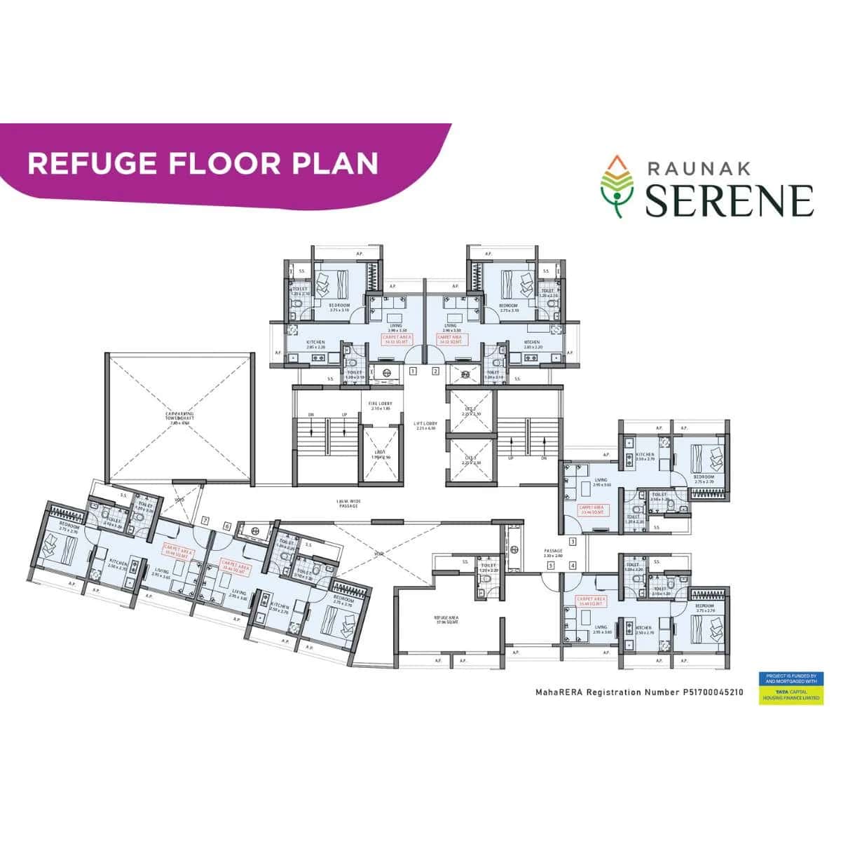 Raunak Serene Floor plan 2
