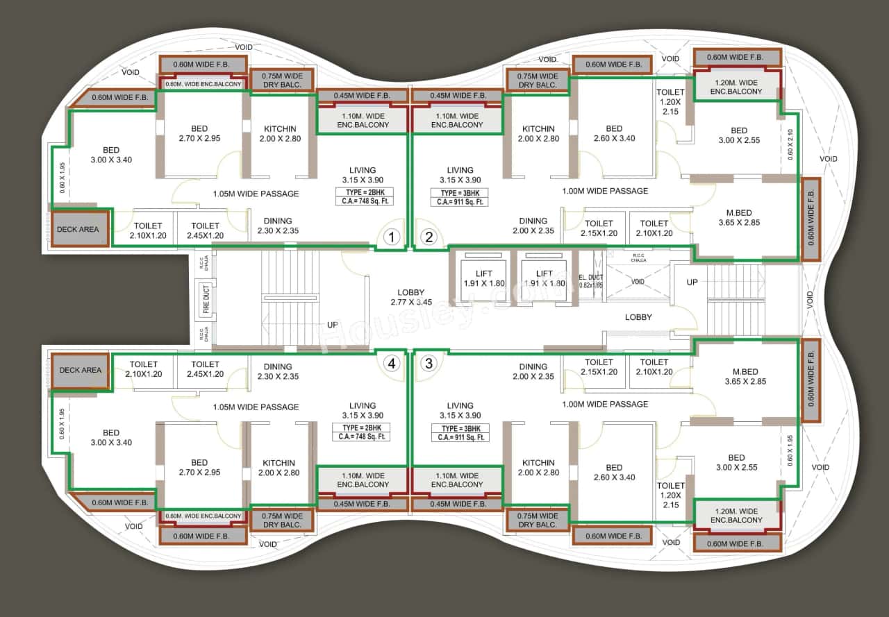 Ravi Gaurav Excellency Floor Plan