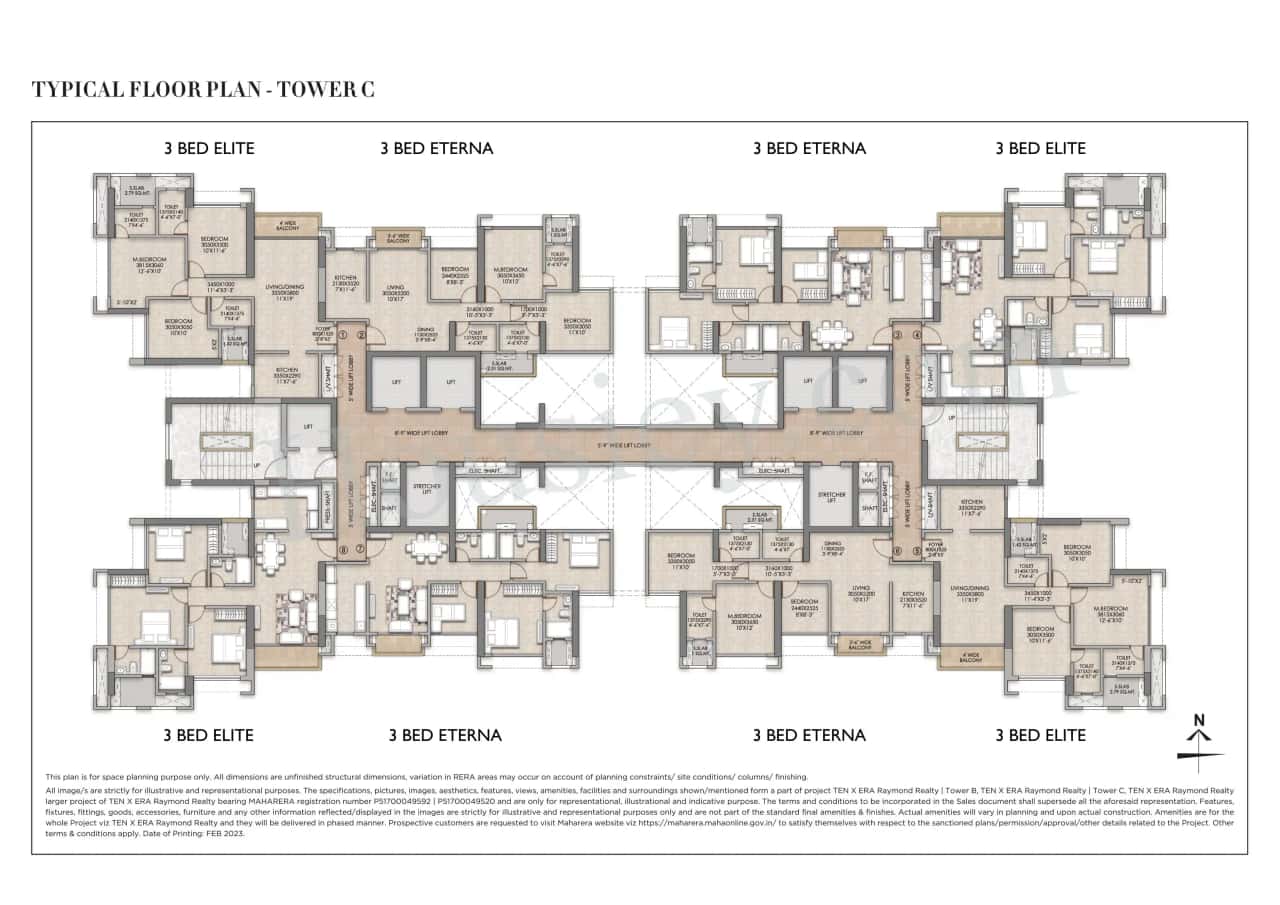 Raymond TEN X ERA Floor plan 4