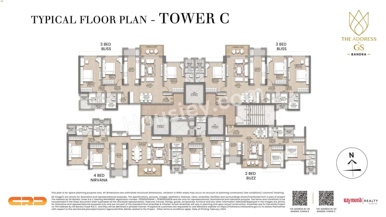 Raymond The Address Floor plan 2