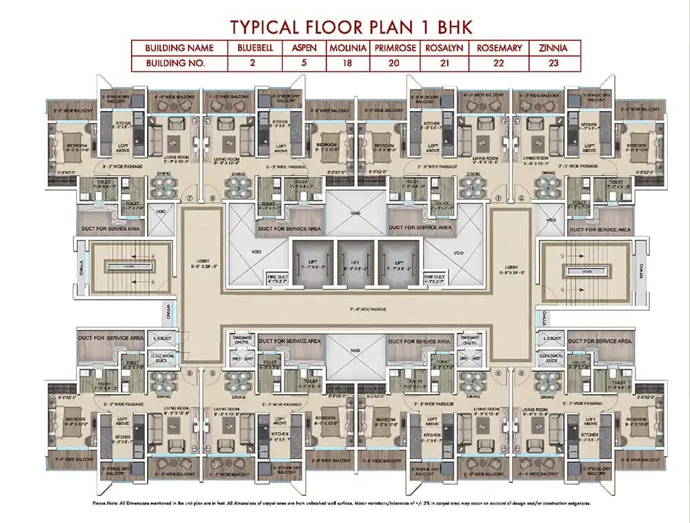 Regency Anantam Floor plan 1
