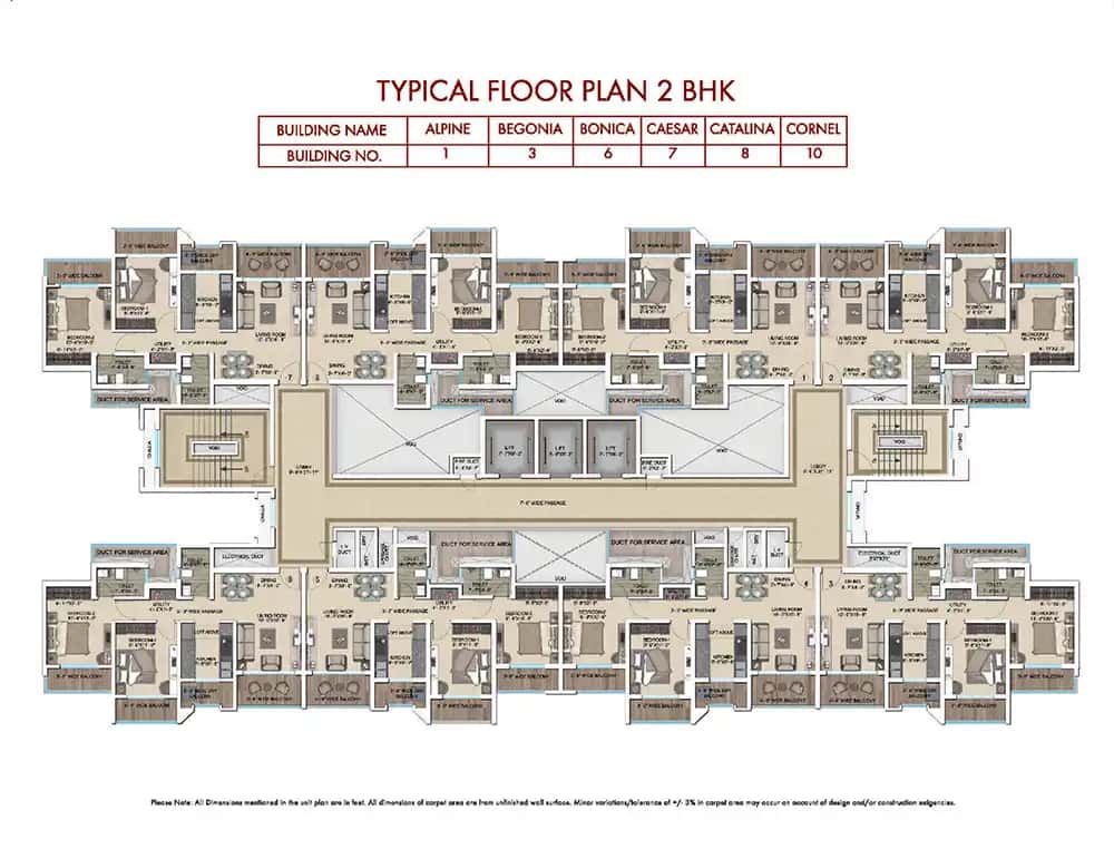 Regency Anantam Floor plan 2