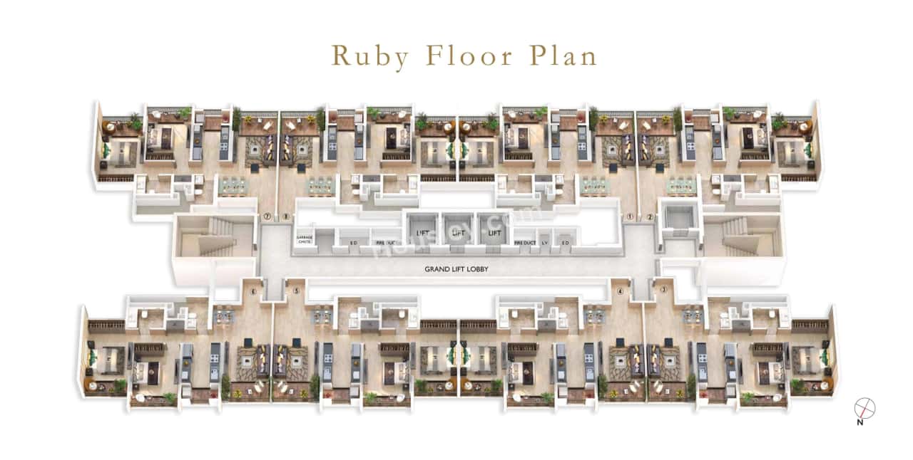 Regency Luxuria Floor plan 1