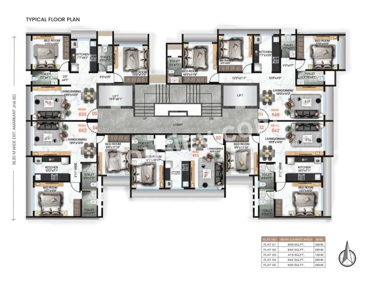 Rishabraj Aradhana Floor Plan