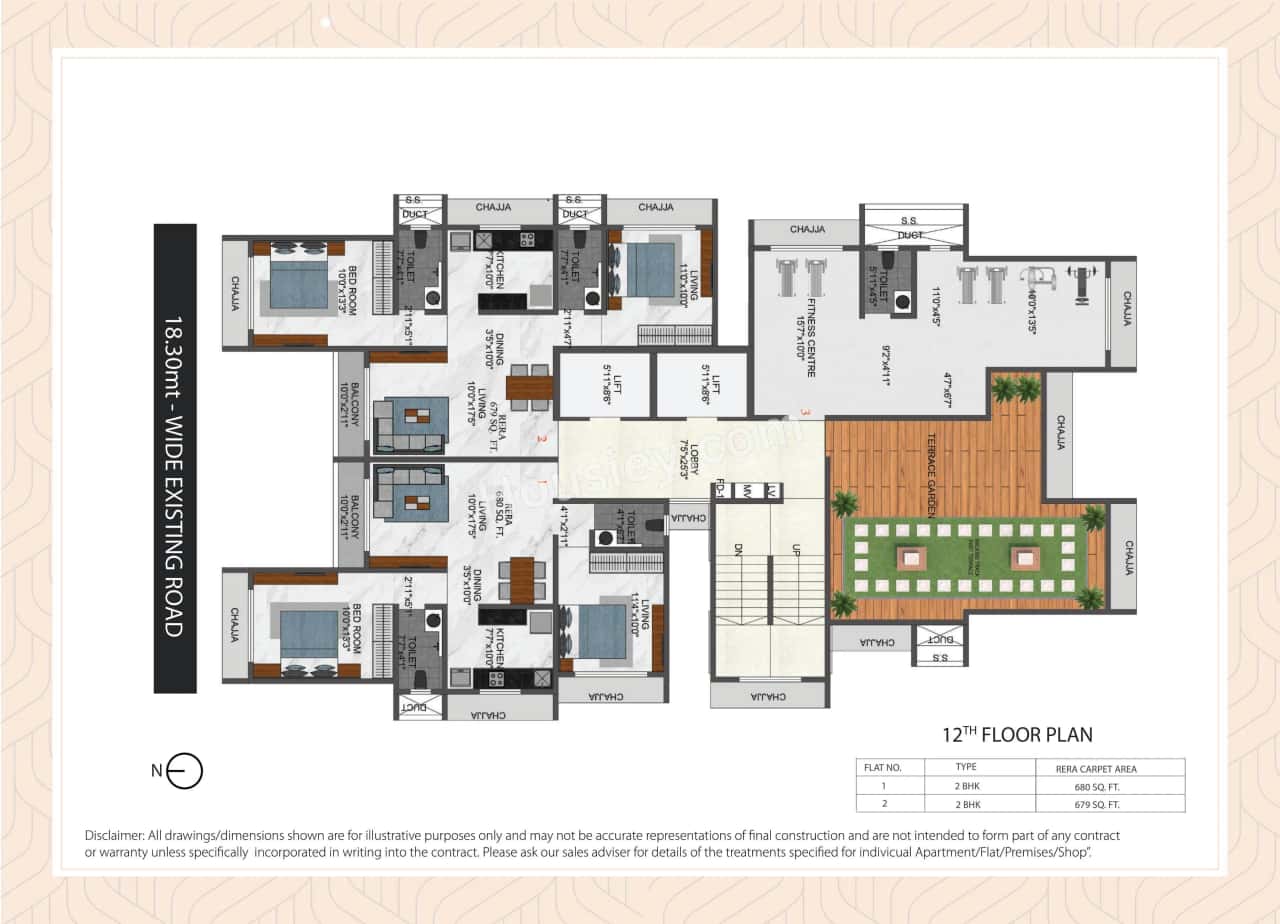 Rishabraj Mangalesh Floor plan 2