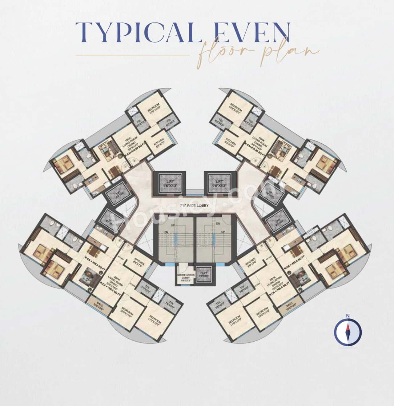 Rishabraj Opulence Floor plan 1
