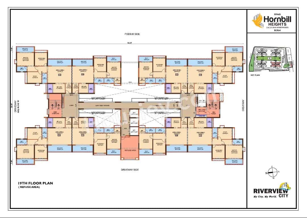 Riverview City Hornbill Heights Floor plan 1