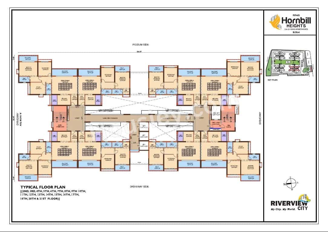 Riverview City Hornbill Heights Floor plan 3