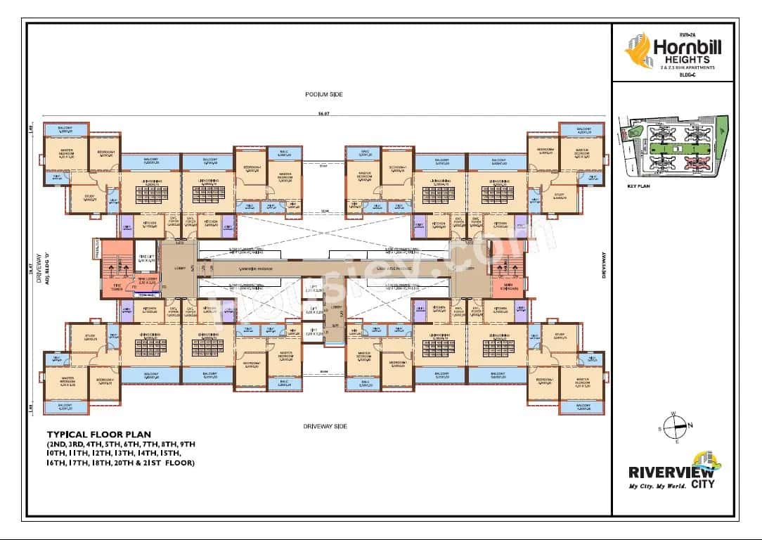 Riverview City Hornbill Heights Floor plan 9