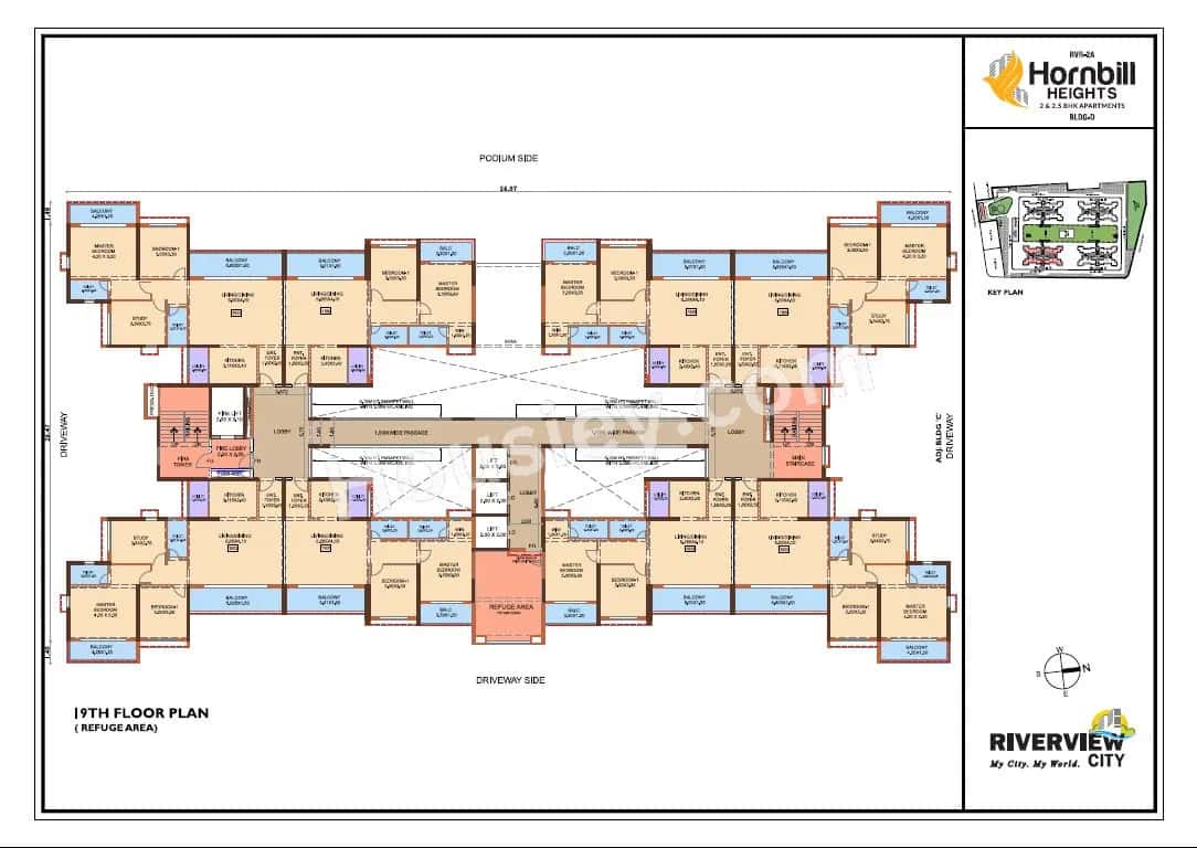 Riverview City Hornbill Heights Floor plan 11