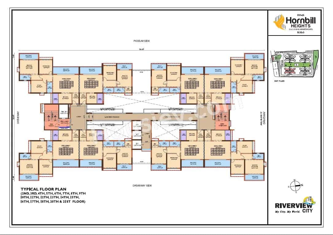 Riverview City Hornbill Heights Floor plan 12