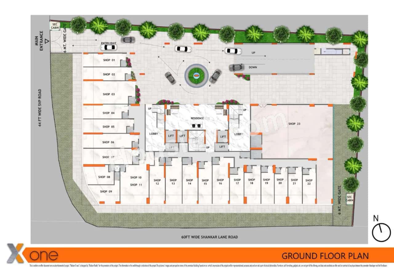 Rodium X one Floor plan 3