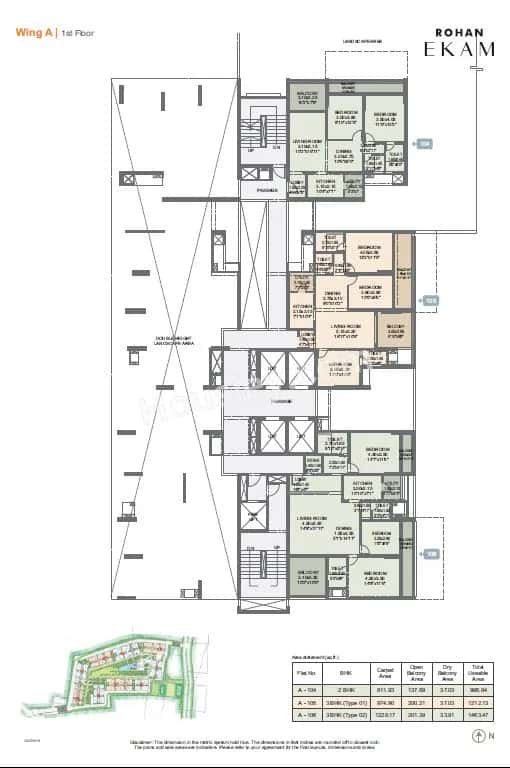 Rohan EKAM Floor plan 2
