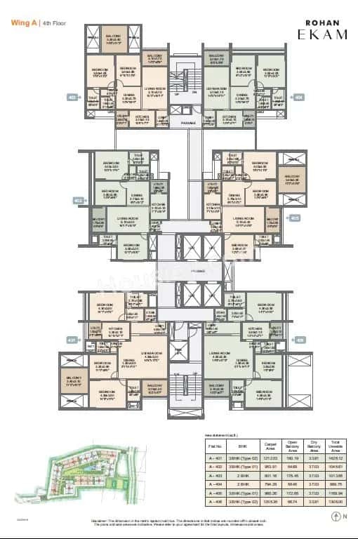 Rohan EKAM Floor plan 5