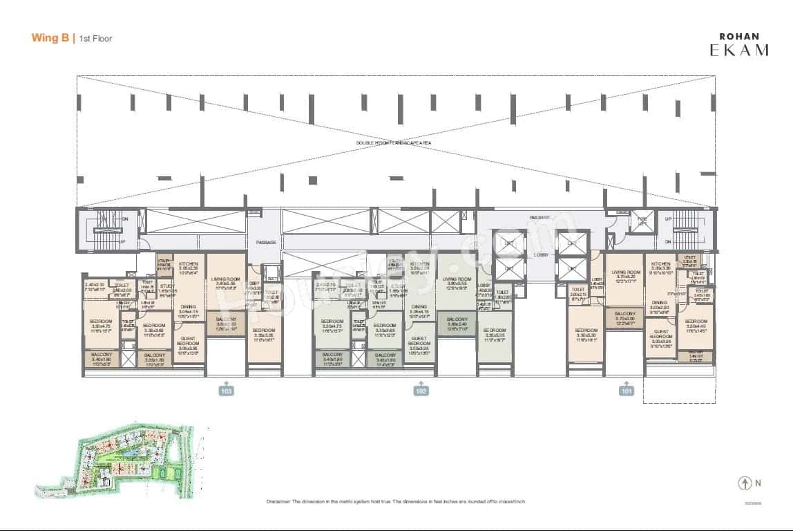 Rohan EKAM Floor plan 4