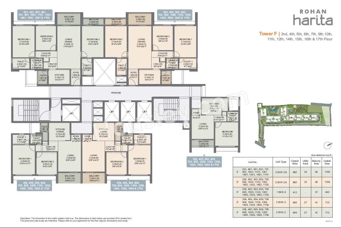 Rohan Harita Floor plan 6