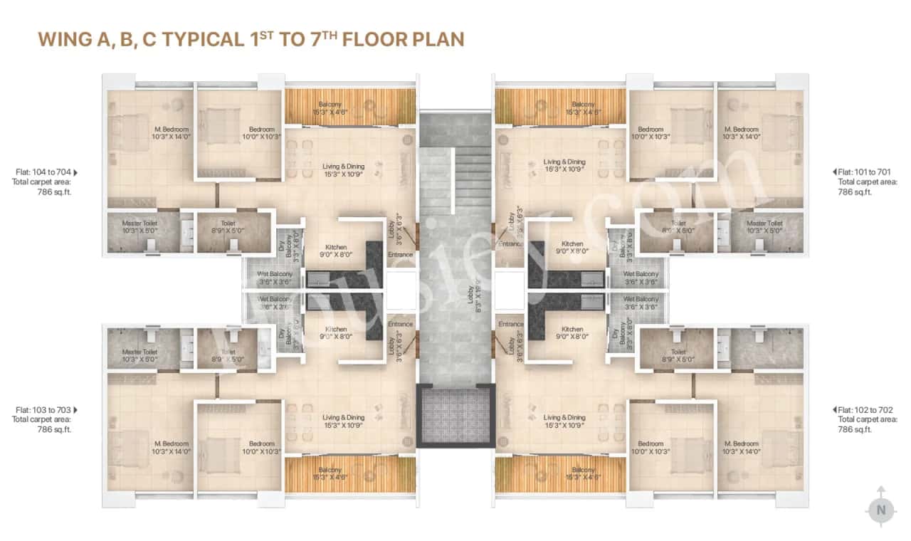 Rohan Karan Evana Floor Plan