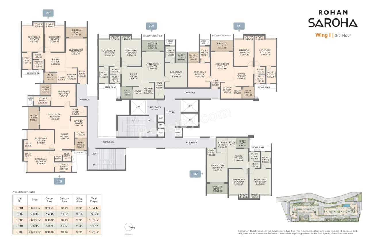 Rohan Saroha Phase 1 Floor plan 15