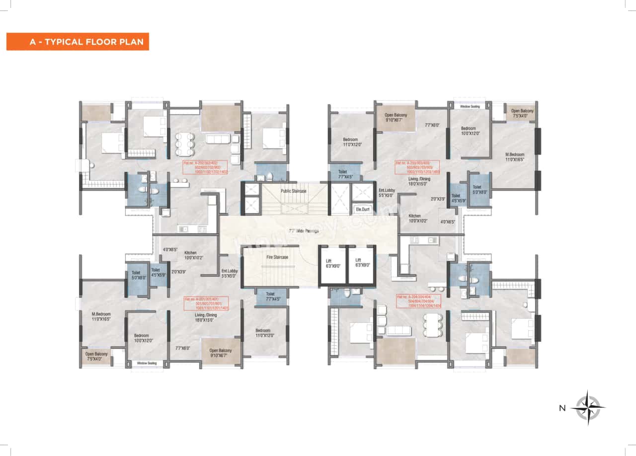 Rohit 108 Avyana Floor plan 4