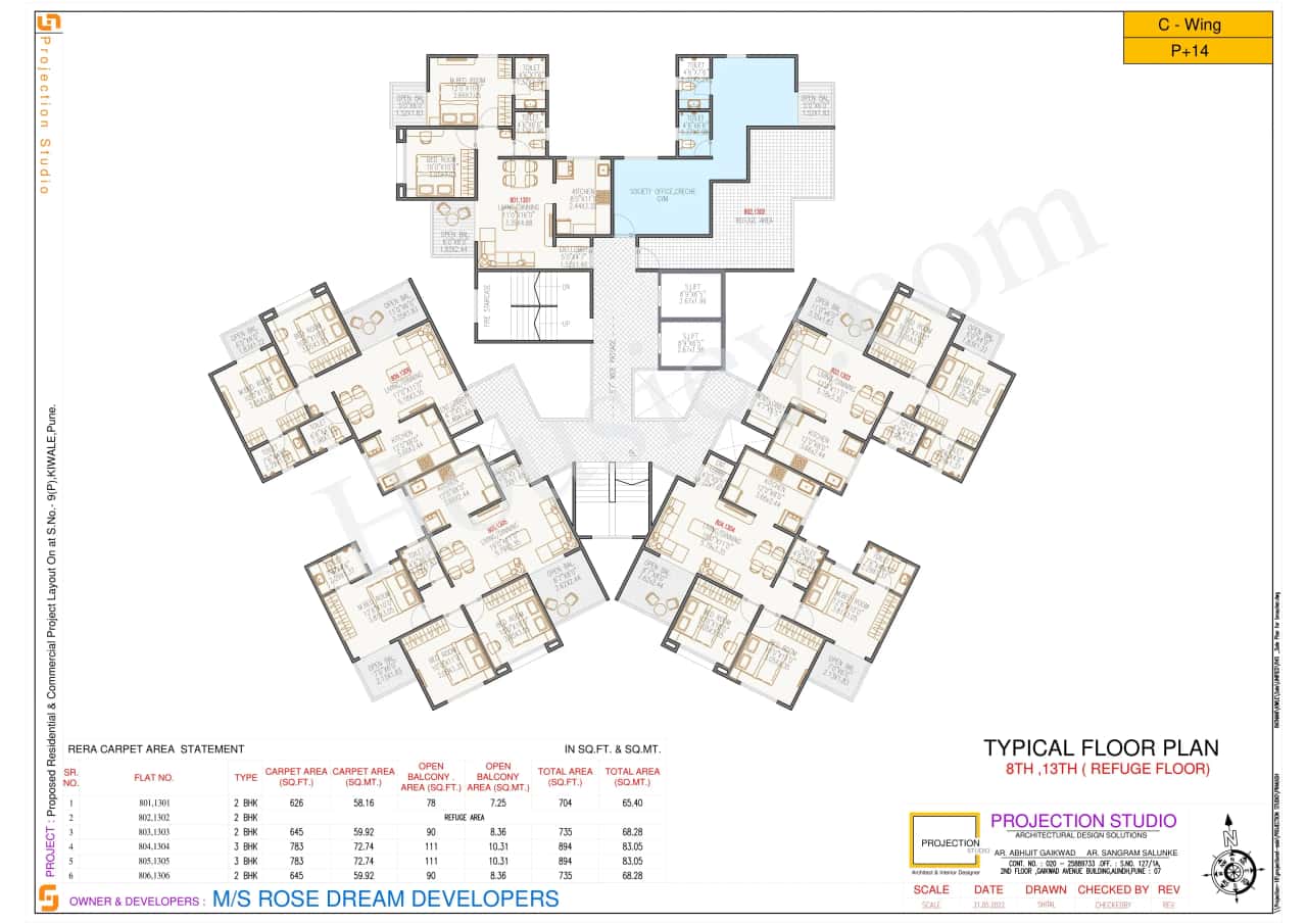 Rose Gardenia Floor plan 6