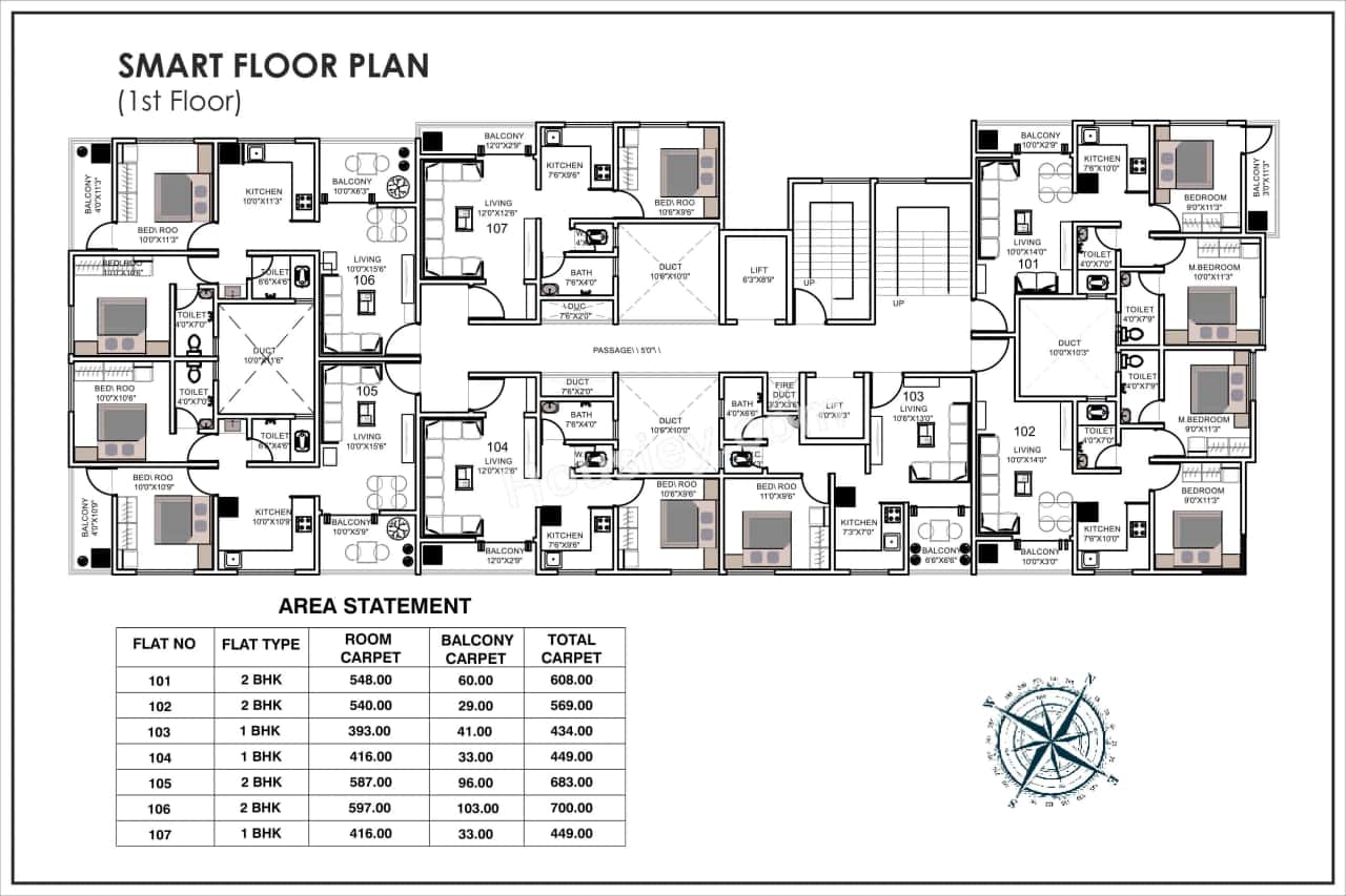 Royal Gulmohar 24 Floor plan 3
