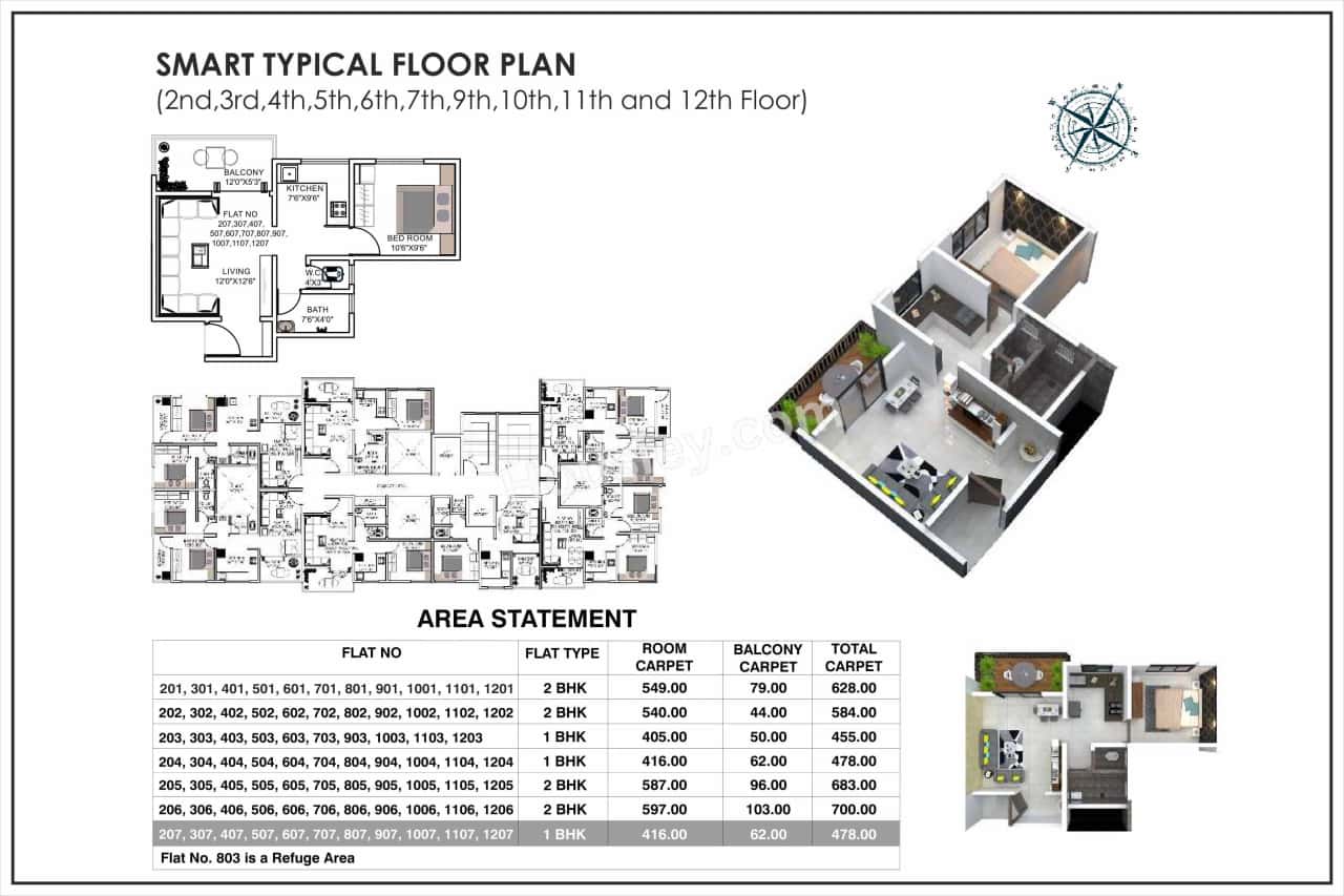 Royal Gulmohar 24 Floor plan 4