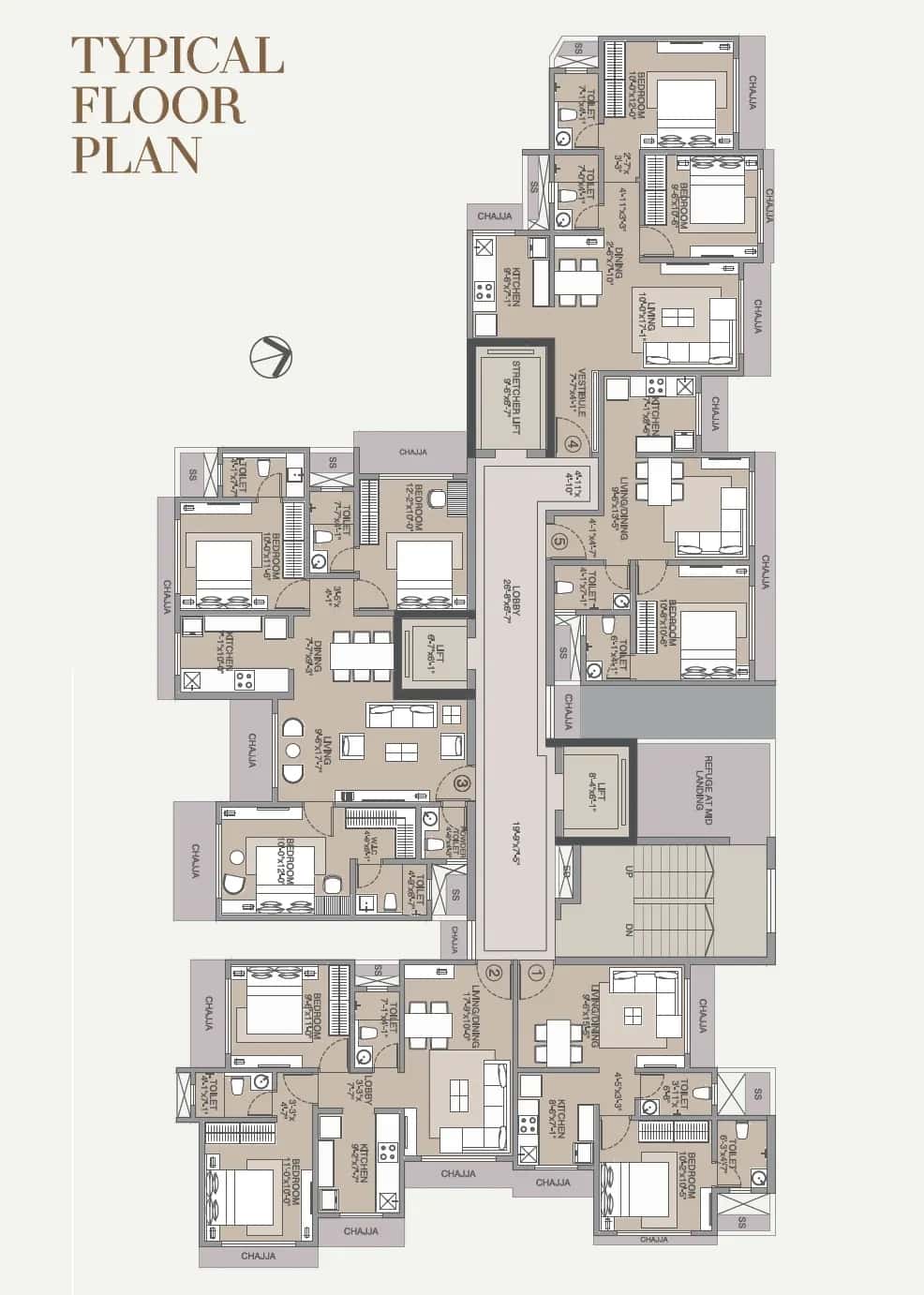 Rudra ODC1 Floor Plan