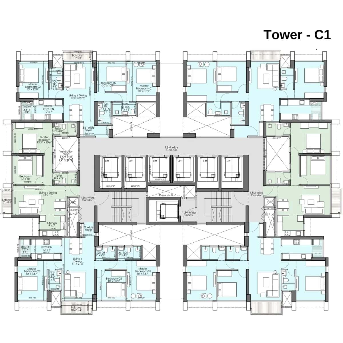 Runwal 25 Hour Life Floor plan 2