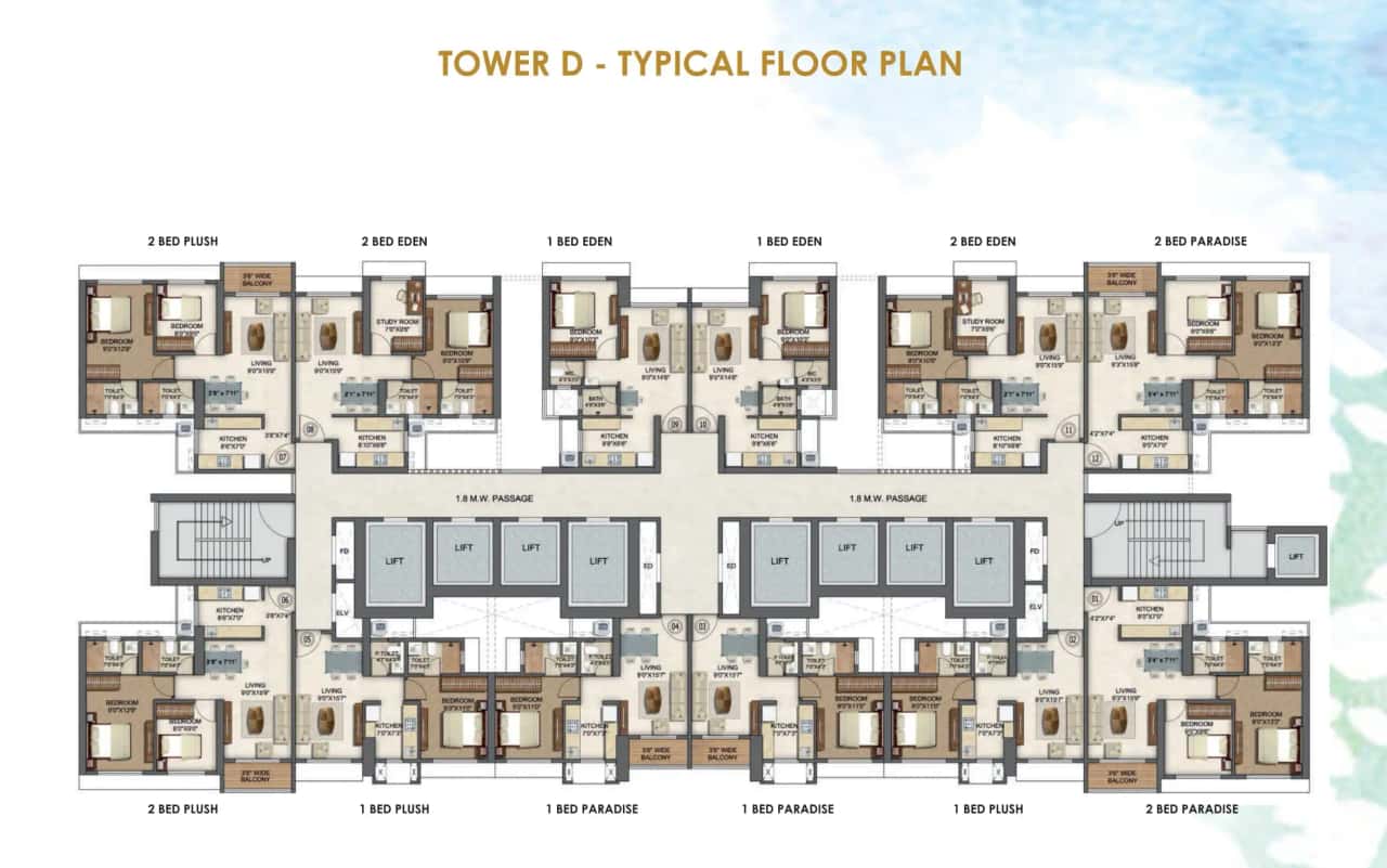 Runwal Enchanted Floor plan 1